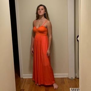BCBG CORAL MAXI DRESS